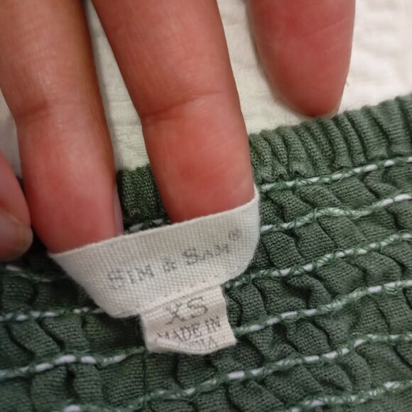 Sim y Sam Long Strapless Jumpsuit Size XS Olive Green Color - Picture 2 of 14